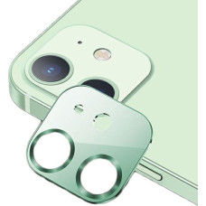 USAMS Camera Lens Glass iPhone 12 mini metal zielony|green BH706JTT04 (US-BH706)