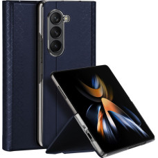 Dux Ducis Bril Leather Flip Wallet Case for Samsung Galaxy Z Fold5 5G - Blue