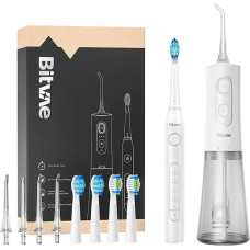 Bitvae Sonic toothbrush with tips set and water flosser Bitvae D2+C2 (white)