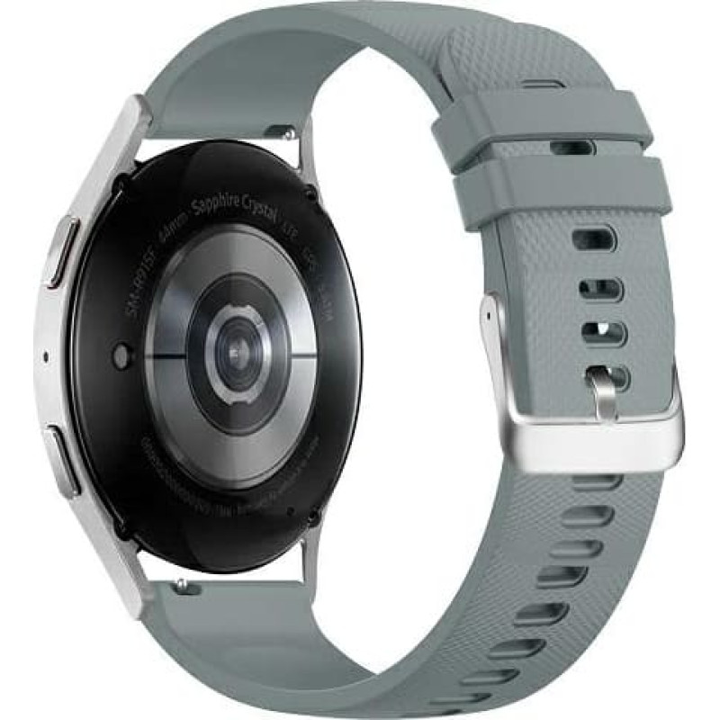 Beline pasek Watch 20mm Grid Texture Silicone jasnoszary |light grey box