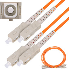 Extralink SC|UPC-SC|UPC | Patchcord | Multi mode, Duplex, 50|125, 3mm, 1m