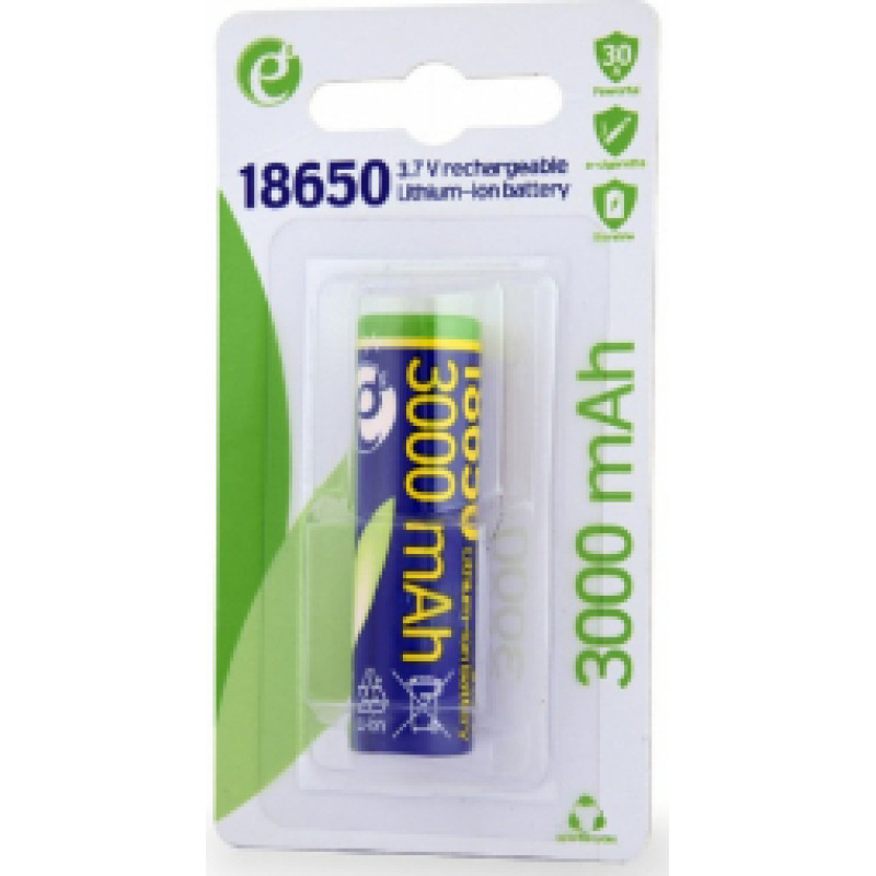 Baterija Energenie Lithium-ion 18650 (10C) 3000 mAh