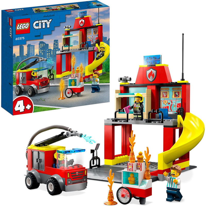 Lego City 60375 Fire Station and Fire Truck