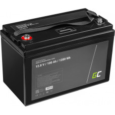 Green Cell LiFePO4 Battery 12V 12.8V 100Ah for photovoltaic system  campers and boats
