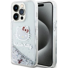 Hello Kitty Liquid Glitter Charms Kitty Head case for iPhone 13 Pro | 13 - silver