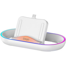 iPega P5P02 Charger Dock with RGB for Playstation Portal Remote Player White