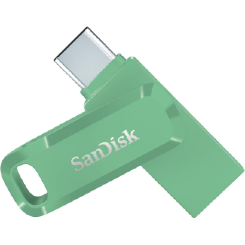 Zibatmiņa SanDisk Ultra Dual Drive Go USB-A | USB Type-C 64GB Absinthe Green