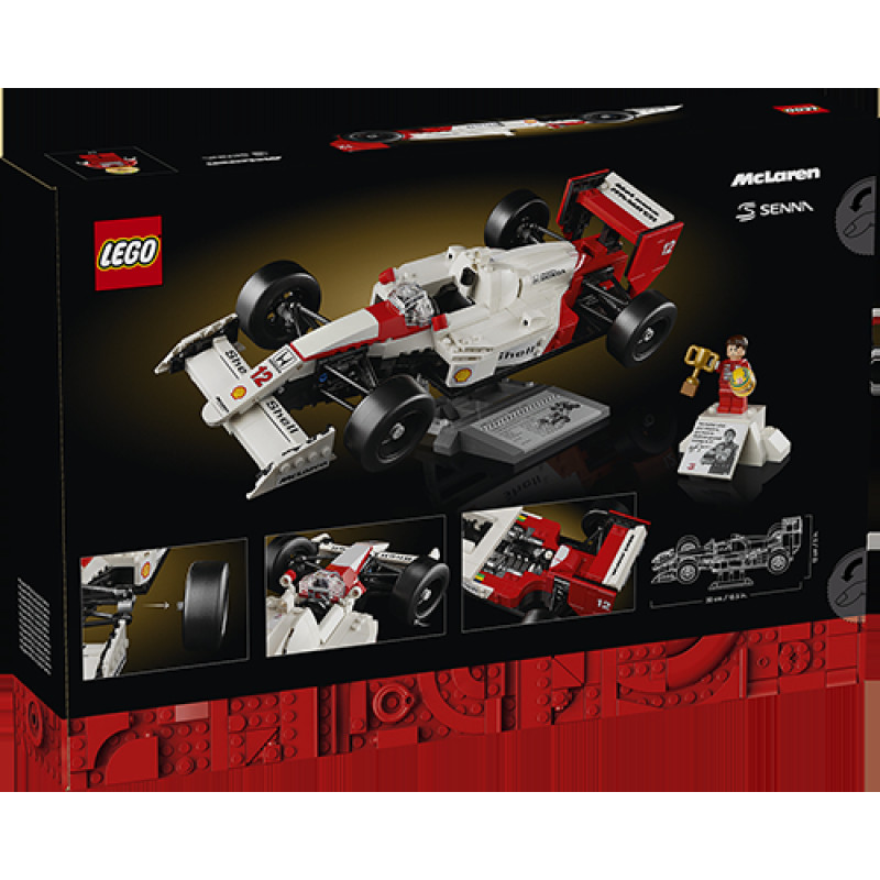 Lego Icons - McLaren MP4|4  and  Ayrton Senna (10330)