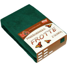 Frotē pieguļošs palags 60x120 pudele zaļa 074 bieza 200g/m2