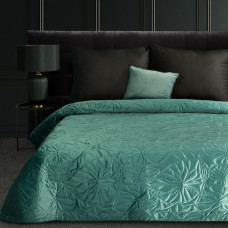 Dekoratīvs gultas pārklājs 280x260 Salvia 1 salvijas zaļš ar ūdensrozes motīvu Limited Collection