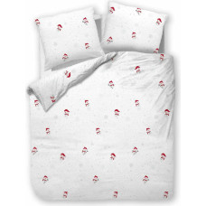 Kokvilnas gultas veļa 220x200 balti sniegavīri 71461/1 Cottonlove 3