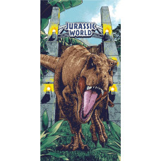 Pludmales dvielis 70x140 Jurassic Park dinozaurs 0783 Jurassic World Park kokvilnas bērnu