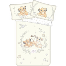 Kokvilnas gultas veļa 100x135 Lion King Simba 1506 Lion King bērnu gultas spilvendrāna 40x60
