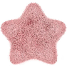 Paklājiņa paklājiņš 60 cm Soft Star star eko kažokādas rozā neslīdošs