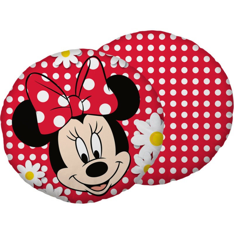 Dekoratīvais spilvens 40 cm Minnie Red 03 Mini peles sarkana flīsa formas rotaļlieta