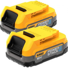 Dewalt-Akcesoria 2 PowerStack 18 V Li-Ion 1,7 Ah DEWALT akumulatoru komplekts [DCBP034E2-XJ]