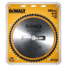 Dewalt-Akcesoria Ripzāģis koka griešanai 305/30mm, griešanas biezums 3,0mm, 60 zobi, Construction DEWALT [DT1960-QZ]