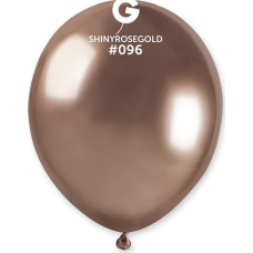Gemar Balony chromowane Różowo-złote, AB50, 13 cm, 100 szt.