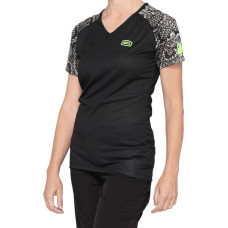 100% Koszulka damska 100% AIRMATIC Women's Jersey krótki rękaw black python roz. M (NEW 2021)