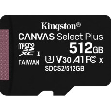 Kingston Technology Canvas Select Plus 512 GB SDXC UHS-I Class 10