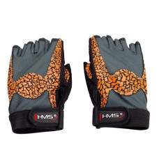 HMS Gloves for the gym Oragne / Gray W RST03 rL