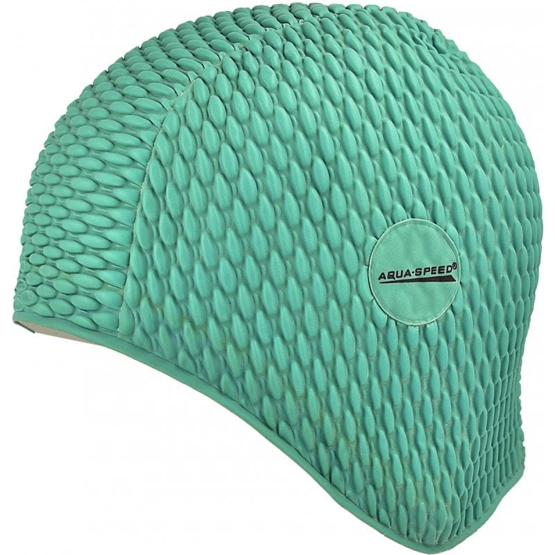 Aqua-Speed Swimming cap latex Bombastic 04 green