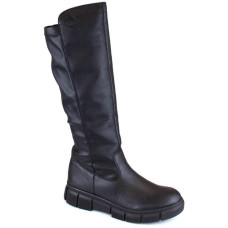 Rieker Comfortable, insulated leather boots W RKR623, black