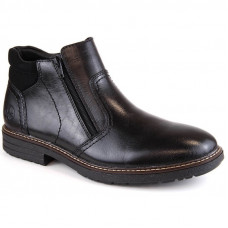 Rieker M RKR621 black leather high boots