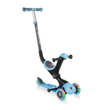 Globber Scooter, ride, bike Globber GO-UP Deluxe Fantasy Lights Pastel Blue - Flowers 647-201