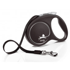 Flexi (De) Flexi Black Design Silver M, 25kg/5m - lentes pavada