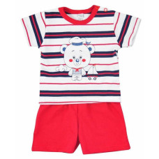 Koala Baby 3832 SAILOR VASARAS KOMPLEKTS 62 RED