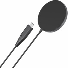 Choetech Magnētiski induktīvā lādētājs iPhone 15W MagSafe, melns