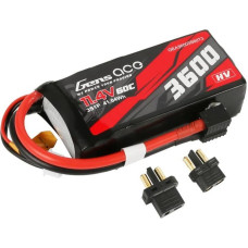 Gens Ace 3600mAh 11.4V 3S1P 60C High Voltage Lipo Battery Pack with XT60|T-plug
