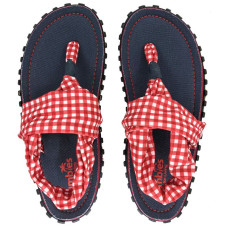 Gumbies Slingback Flip Flops W G-SB-WN-PICNIC