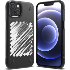 Ringke Izturīgs korpuss un vāciņš iPhone 13 mini Onyx Design Paint melns