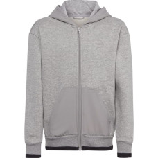 Adidas Flīsa pilna rāvējslēdzēja kapuce Jr. IC5008 / pelēka / 140 cm