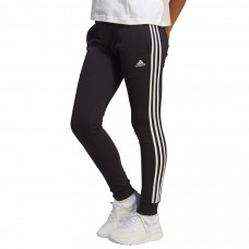 Adidas Essentials 3 svītras franču frotē bikses IC8770 / melnas / XL