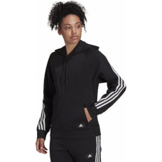 Adidas Džemperis FI 3 Stripes Full-Zip Reg H57287 / melns / XS