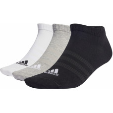 Adidas Plāns un viegls sporta apģērbs zema piegriezuma 3PP zeķes IC1337 / daudzkrāsains / 40-42