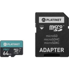 Platinet PRO1 64GB Micro SDHX Class 10 Atmiņas Karte