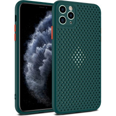 Fusion Breathe Case Silikona Aizsargapvalks Priekš Apple iPhone X | XS Zaļš