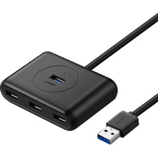 UGREEN USB 3.0 HUB 4in1 0,5m melns