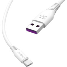 Dudao USB | USB Type C fasst charging data cable 5A 2m white (L2T 2m white)