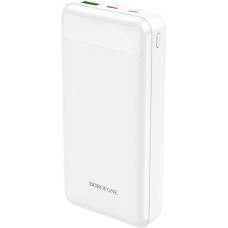 Borofone BJ19A INCREDIBLE power banka 20000 mAh | 2 x USB balta