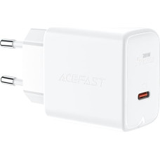 Acefast charger GaN USB Type C 30W, PD, QC 3.0, AFC, FCP white (A21 white)