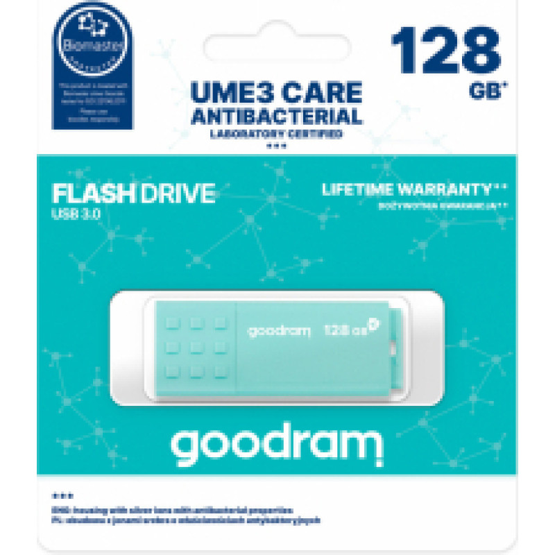 Goodram pendrive 128GB USB 3.0 UME3 Care light green