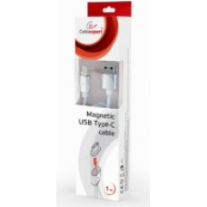 Gembird Magnetic Type C USB Cable 1m Silver