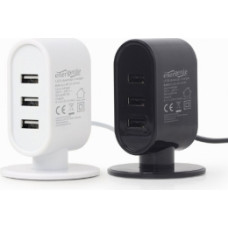 EnerGenie USB Desktop Charger Black|White Mix