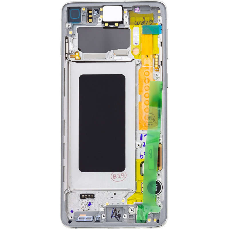 LCD display +Touch Unit Samsung G973 Galaxy S10 White (Service Pack)