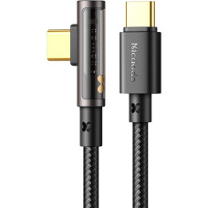 Mcdodo CA-3401 USB to USB-C Prism 90 degree cable, 100W, 1.8m (black)